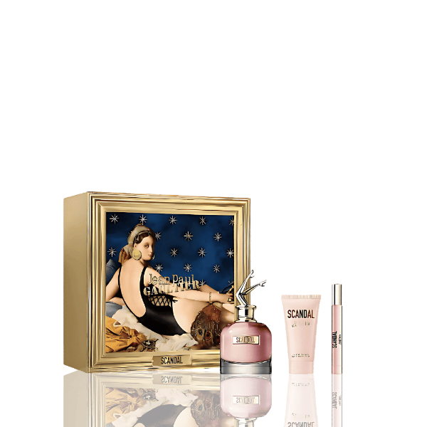 JPG Scandal women’s set with blood orange and honey caramel notes