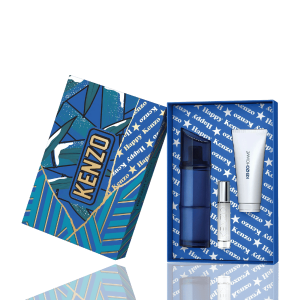 Kenzo Homme Intense 110ml perfume with travel EDP and shower gel set