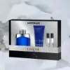 Fresh, long-lasting masculine scent from Mont Blanc with shower gel and travel EDPs