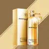 Elegant floral-oud fragrance with amber and woody base