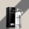 Sensual unisex fragrance with amber, patchouli, and subtle spices