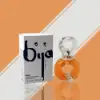 Elegant floral-oriental perfume with orange blossom, jasmine, and vanilla base
