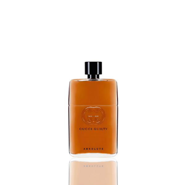 Gucci Guilty Absolute perfume — dry leather, cypress, patchouli, vetiver aroma