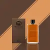 Bold leather-woody EDP with smoky vetiver and GoldenWood finish