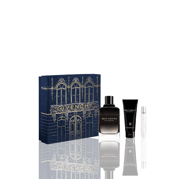 Givenchy Gentleman Boisée set — black pepper, iris-cocoa heart, and warm woody base