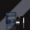 Woody-spicy EDP with iris and burning wood notes, travel-friendly gift set