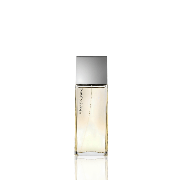 CK Truth fragrance with bamboo freshness, peony bloom, and soft amber base