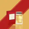 Floral-chypre EDP with rhubarb-strawberry top and musky-patchouli base