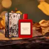 Elegant intense floral fragrance blending bold tuberose with rose and irises