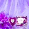 Party Love 100 ml in heart-shaped purple bottle—playful dessert fragrance