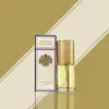 Clean, airy EDP with floral elegance flowing into amber-wood warmth